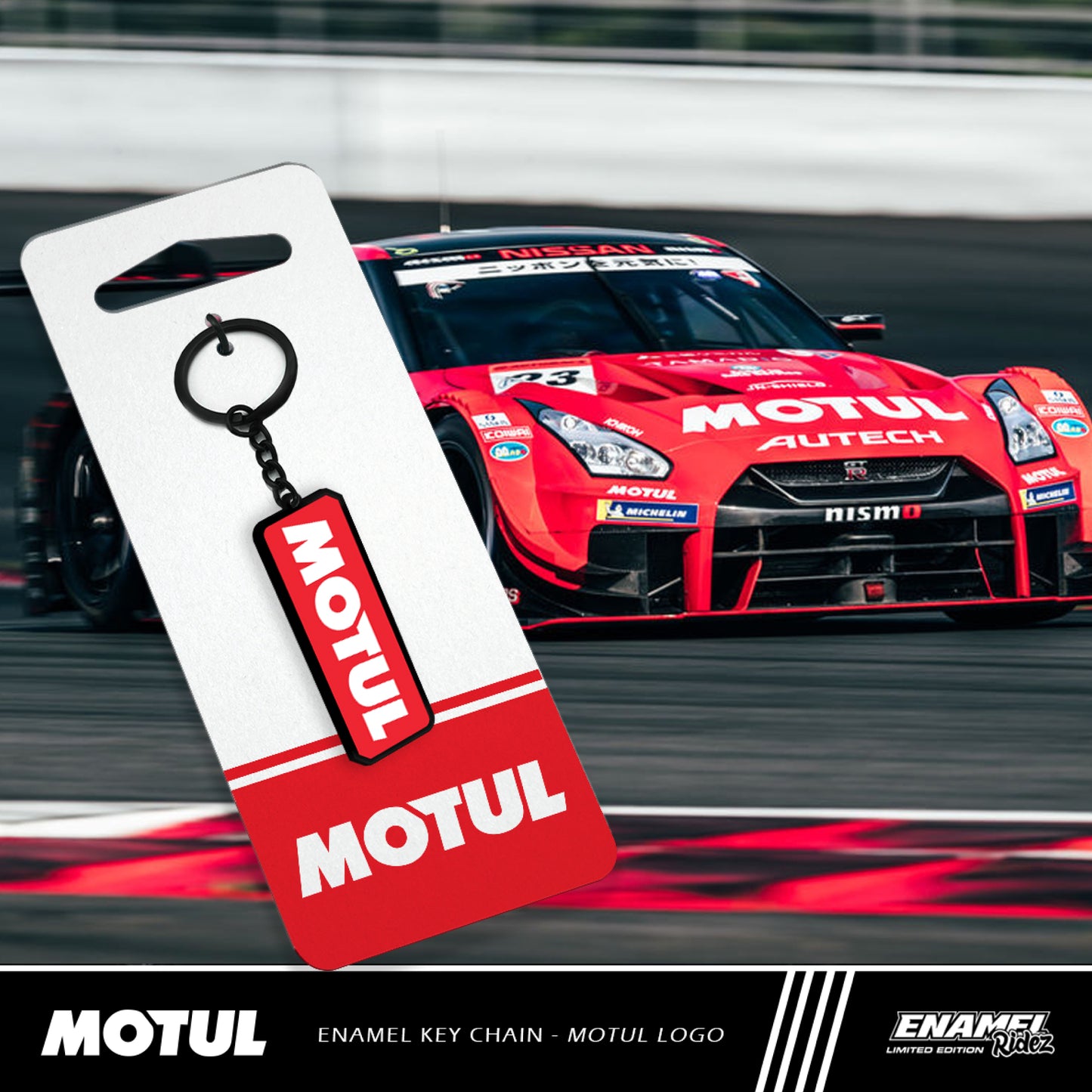 Motul Logo Key Chain