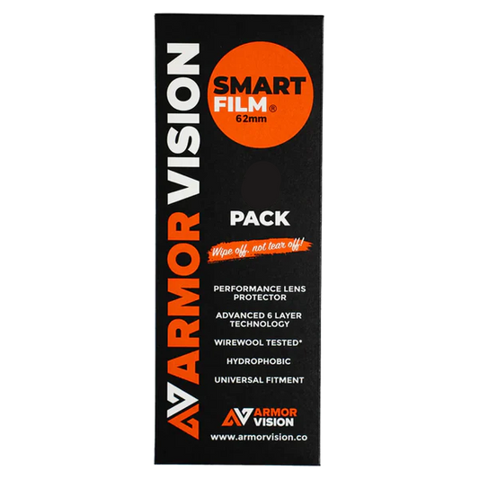 AV 62 MM Smartfilm Lens Protector (SINGLE FILM) Designed for tear-off lenses