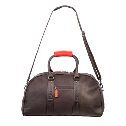 Motul Leather Duffle Bag Moka