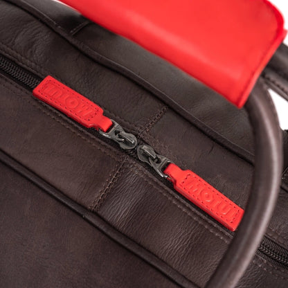 Motul Leather Duffle Bag Moka