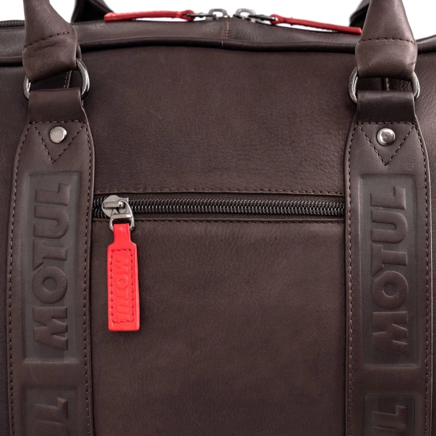 Motul Leather Duffle Bag Moka