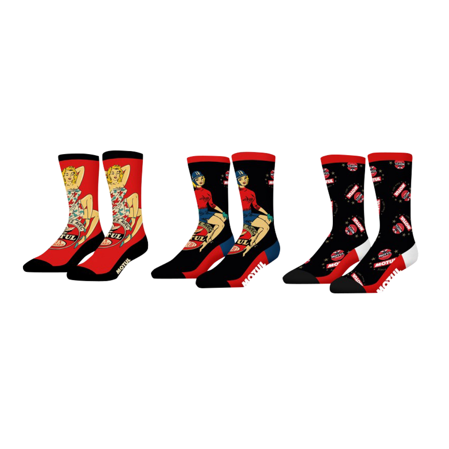 Motul Socks Set - 3 pce